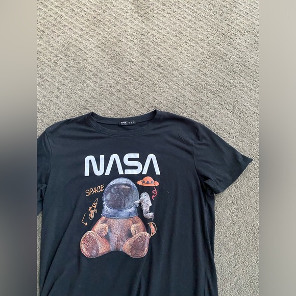 NASA, black ,used,SHEIN tee - Picture 1 of 3